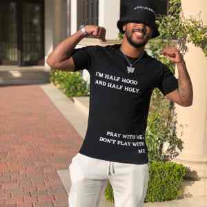 Half Hood Half Holy (black)